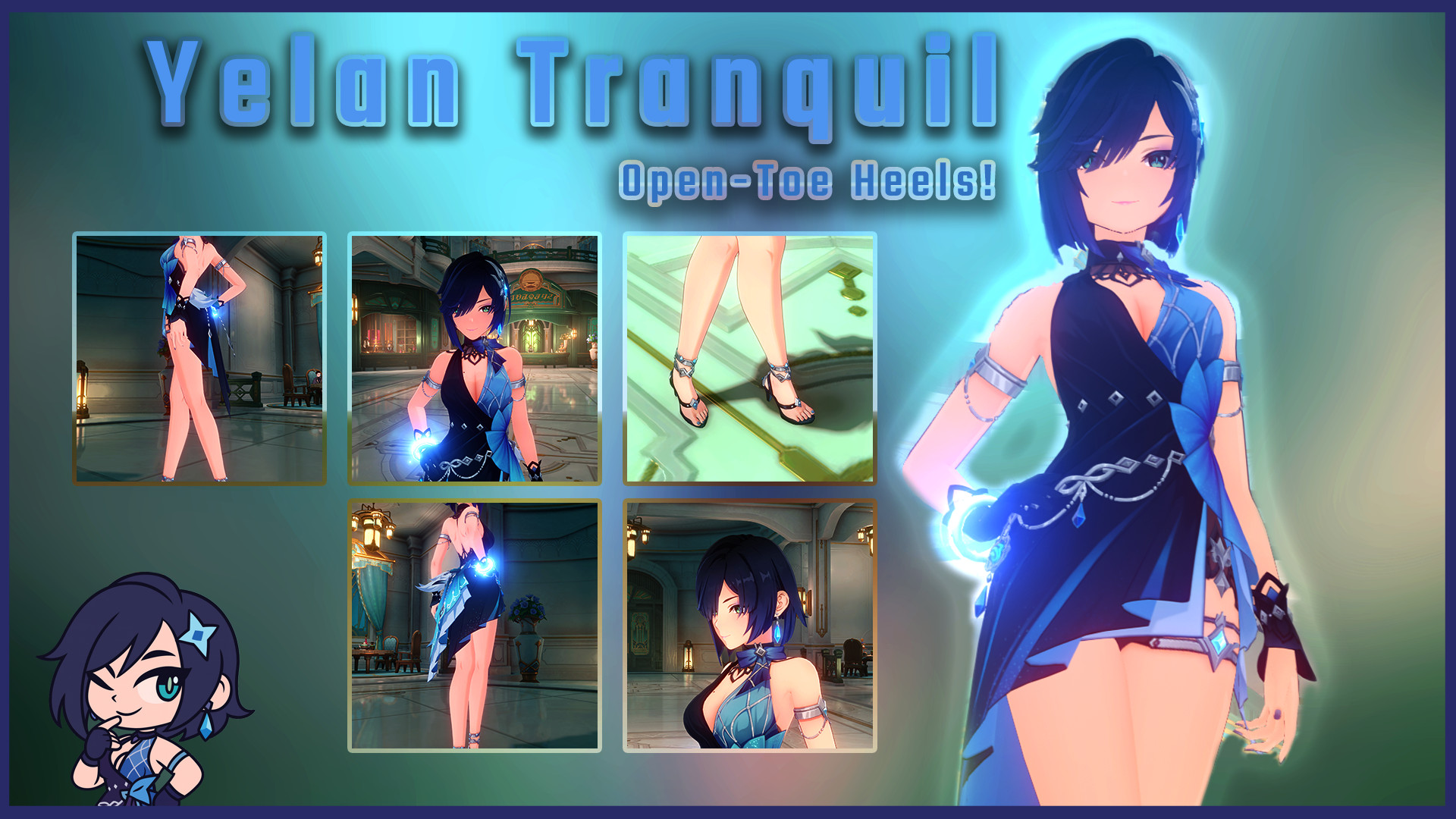 Yelan Tranquil - Outfit Toggles